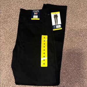 Chaps Classic Black Denim Pants
